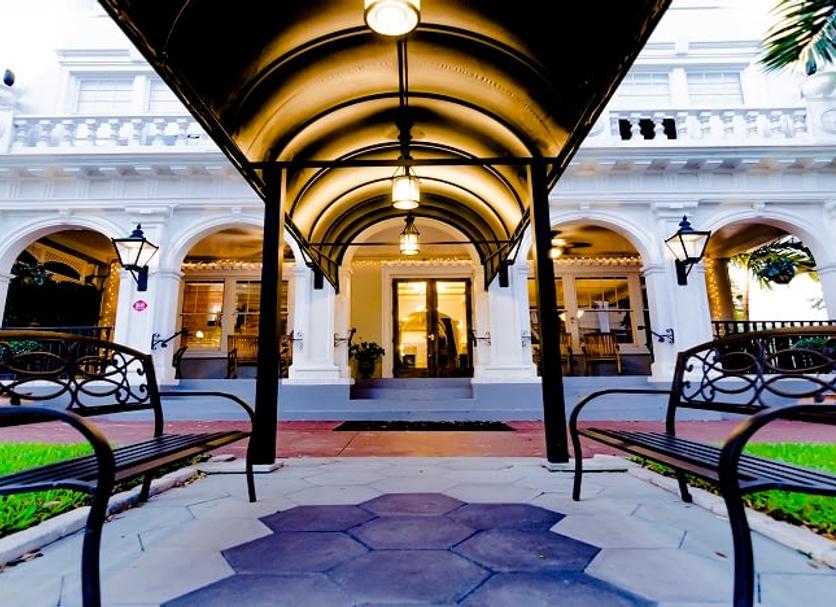 Entrada del hotel Foto